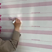 Kılavuz Çizgili Akıllı Kağıt Yazı Tahtası Duvarda İz Bırakmaz Statik Yeni Müfredata Uygun 100x56cm - 4