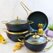 Evita Istiridye Gold 7 Parça Granit Tencere Seti - 2