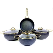 Evita Istiridye Gold 7 Parça Granit Tencere Seti - 1
