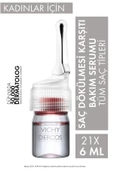 Vichy Dercos Aminexil Clinical 5 Kadın Dökülme Karşıtı Saç Serumu 21 x 6 ml - 1