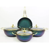 Evita Istiridye Gold 7 Parça Granit Tencere Seti - 5