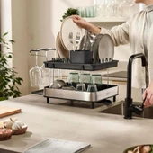 Joseph Joseph 851647 Excel 2 Katlı Bulaşıklık - Paslanmaz Çelik - 4