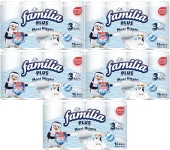 Familia Plus Tuvalet Kağıdı (3 Katlı) 80 Li Set Maxi Hijyen (5PK*16) - 1