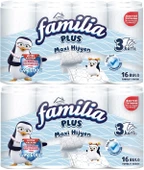 Familia Plus Tuvalet Kağıdı (3 Katlı) 32 Li Set Maxi Hijyen (2PK*16) - 1