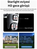 Avenir AV-M13 4g Simkartlı Solar Panelli 3 Lensli 12mp Full Color Gece Görüşü Çift Yönlü Ses Kamera - 5