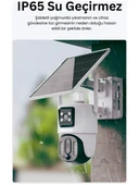 Avenir AV-M13 4g Simkartlı Solar Panelli 3 Lensli 12mp Full Color Gece Görüşü Çift Yönlü Ses Kamera - 4