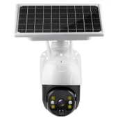 Wifi Uygulamalı Gece Görüşlü Solar Güneş Enerjili Kamera Akıllı Dış Mekan Güvenlik Kamerası - 6