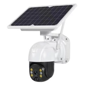 Wifi Uygulamalı Gece Görüşlü Solar Güneş Enerjili Kamera Akıllı Dış Mekan Güvenlik Kamerası - 7