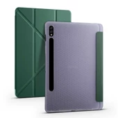 Galaxy Tab S7 T870 Kılıf Zore Tri Folding Kalem Bölmeli Standlı Kılıf - 2