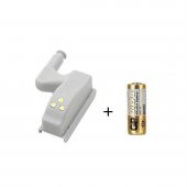 20 Adet Dolap Içi Sensörlü Menteşe Lambası Led Pilleri Dahil - 1