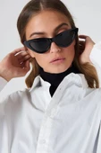 Della Pianto DP112BLACK Classic Cat Eye Kadın Güneş Gözlüğü - 2