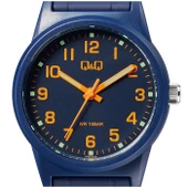 Q&Q VR35J029Y Lacivert Su Geçirmez Fosforlu Rakamlı Erkek Kol Saati - 2