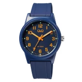 Q&Q VR35J029Y Lacivert Su Geçirmez Fosforlu Rakamlı Erkek Kol Saati - 1