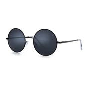 Della Pianto DP183BLACK Siyah Yuvarlak Camlı Güneş Gözlüğü - 1