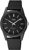 Q&Q VS12J004Y Su Geçirmez Silikon Kordonlu Unisex Kol Saati - 1