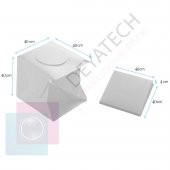 Deyatech Işıklı Ürün Çekim Çadırı 40x40 Mini Stüdyo Tam Set - 5