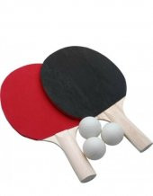 MASA TENİSİ İKİLİ RAKET+3TOP - 1