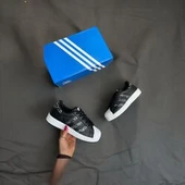 Adidas Süperstar Rugan Design Black White - 2