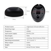 Infrared Beam Sensörü - Fotosel Park Emniyet Bariyer Engel Kapı thumbnail 6