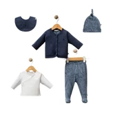 Tost Tale Little Frog 5 Parça Hastane Çıkışı NAVY - 1