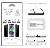 Xiaomi Mİ MİX 3 Nano Ekran Koruyucu Ultra İNCE Esnek MAT HAYALET - 1