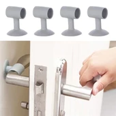 4 Adet Çok Amaçlı Vakumlu Kapı Stoperi,Kablo Organizeri,Telefon Sabitleyici - 1