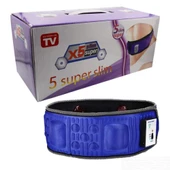 Super Slim 5 motorlu Titreşimli Masaj Kemeri Göbek Eritme Aleti - 2