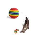 Sünger Kedi Köpek Çiğneme Ve Oyun Topu 4 Adet thumbnail 3