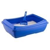 Mikopet Küçük Kedi Tuvaleti Mavi - 1