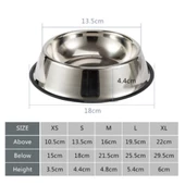 Paslanmaz Çelik Metal Mama Kabı 18 cm. - 2