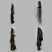 YekOutdoor El Yapımı Deri Kılıflı Kamp Bıçağı - 5