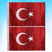 İKİLİ TÜRK BAYRAĞI - 2