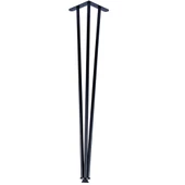 4 Adet Çeşme Metal Ahşap ve Kütük Sehpa Ayağı 60 cm - 1