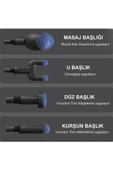 Darbeli Titreşimli Şarjlı Sporcu Masaj Tabancası Masaj Aleti Kas Rahatlatıcı Egzersiz Aleti NG-SM003 - 8
