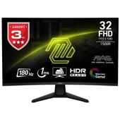 MSI 31.5" VA MAG 32C6 1MS 180HZ HDMI-DP KAVISLI GAMING MONİTÖR 2560X1440 thumbnail 1