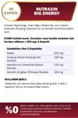 Nutraxin Big Energy - Vitamin Takviyesi 60 Tablet - 3
