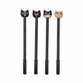 Jel Mürekkepli 4lü Kedi Figürlü Karışık Kalem Seti - 1