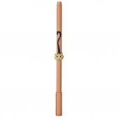 Jel Mürekkepli Yapışık Kedi Figürlü Kahverengi Kalem - 1