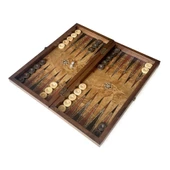 Helena Wood Art Klasik El Yapımı Ahşap Tavla Seti Büyük Boy - 3