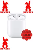 Samsung Galaxy Z Flip Uyumlu Kulaklık Airpods 2 Nesil Bluetooth Kulaklık KILIF HEDİYELİ - 1