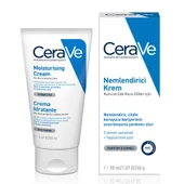 CeraVe Nemlendirici Yüz Ve Vücut Kremi - Kuru Ciltler İçin Seramid Ve Hyalüronik Asit İçerikli 50 ml - 1