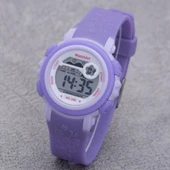SaaTTino Kız Çocuk Kol Saati Led Ekran Mor Renk Silikon Kordon ST-303918 thumbnail 3