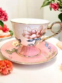 ROYKING ZOA 2 Lİ ÇAY FİNCANI BONE CHINA - 1