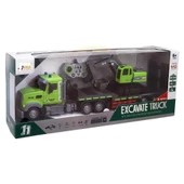 Uzaktan Kumandalı Şarjlı İş Makinası Taşıyan Tır İkili Kontrol Edilebilir RC Set - 5