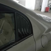 Honda Civic FD6 2006-2011 Uyumlu Kelebek Cam Izgarası Kelebek Cam Vizörü Havalandırma Sağ Sol Takım Parlak Siyah thumbnail 9