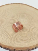 Sembollü Bakır Yüzük (Ayarlanabilir) (52762) thumbnail 1