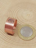 Sembollü Bakır Yüzük (Ayarlanabilir) (52762) thumbnail 2