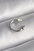 Gümüş Renk Halka Çivi Model Kadın Piercing - EBJ241123W29518 - 1