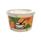 Karton Çorba Kasesi 25'li (Kapak Dahil)  16 oz - 1