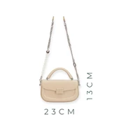 Levidor Özel Renk El Ve Kol Çantası Olarak Tasarlanmış Suni Deri Bayan Omuz Çantası LEVDR.7363930234KRM thumbnail 2